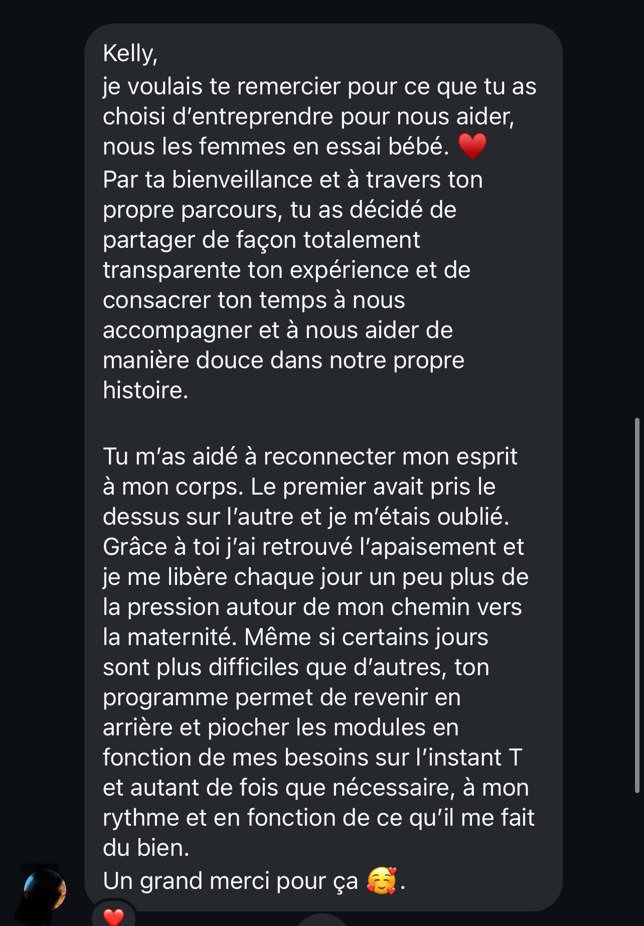 Témoignage 1